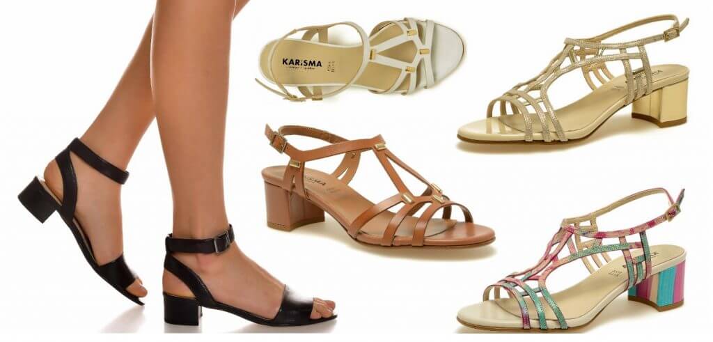 Modele de sandale dama cu toc