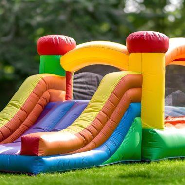 Ce tipuri de acoperiri UV și ignifuge există pentru topogane gonflabile?