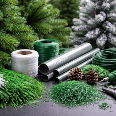 Ce materiale sunt folosite la fabricarea brazilor artificiali de Crăciun?